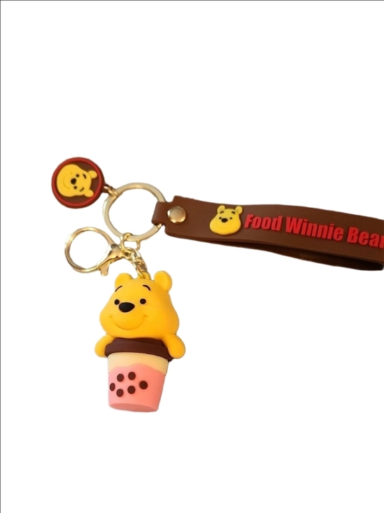 Accessories - Winnie the Pooh Keychain with Brown Strap